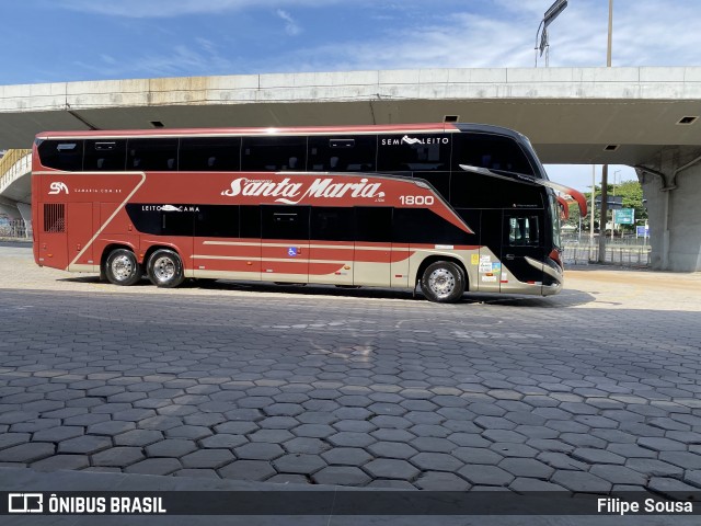 Santa Maria Fretamento e Turismo > Transportes Santa Maria(SP) 1800 na cidade de Belo Horizonte, Minas Gerais, Brasil, por Filipe Sousa. Número da foto: #12769836.