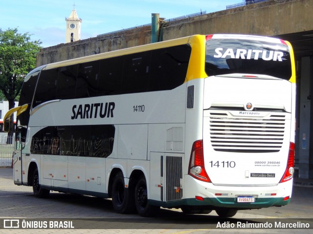 Saritur - Santa Rita Transporte Urbano e Rodoviário 14110 na cidade de Belo Horizonte, Minas Gerais, Brasil, por Adão Raimundo Marcelino. Número da foto: #12768819.