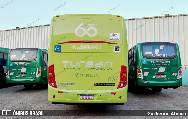Tursan - Turismo Santo André 637 na cidade de Barra Mansa, Rio de Janeiro, Brasil, por Guilherme Afonso. Número da foto: #12769316.