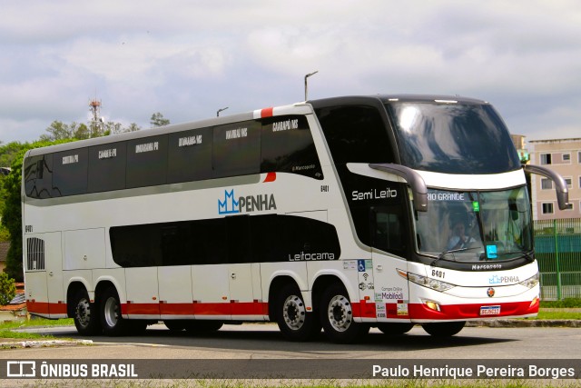 Empresa de Ônibus Nossa Senhora da Penha 6401 na cidade de Resende, Rio de Janeiro, Brasil, por Paulo Henrique Pereira Borges. Número da foto: #12770778.