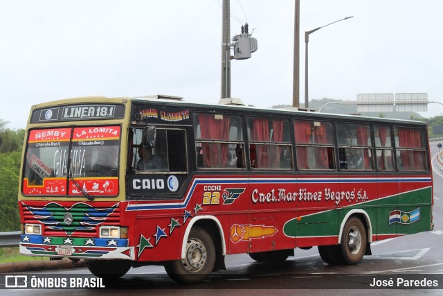 Linea 18-1  - Coronel Martinez Yegros 22 na cidade de Caacupé, Cordillera, Paraguai, por José Paredes. Número da foto: #12770777.