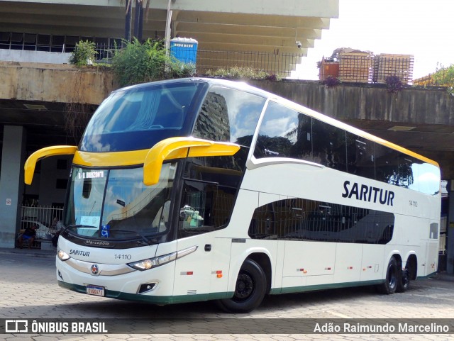 Saritur - Santa Rita Transporte Urbano e Rodoviário 14110 na cidade de Belo Horizonte, Minas Gerais, Brasil, por Adão Raimundo Marcelino. Número da foto: #12768811.