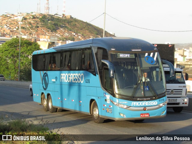 Auto Viação Progresso 6218 na cidade de Caruaru, Pernambuco, Brasil, por Lenilson da Silva Pessoa. Número da foto: #12770826.