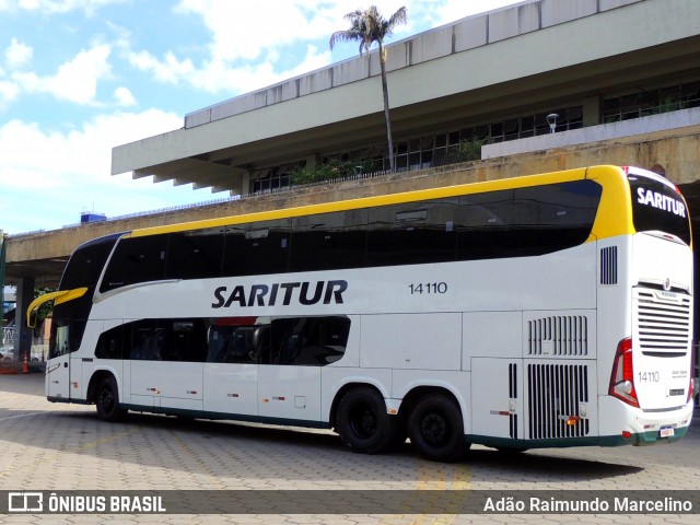 Saritur - Santa Rita Transporte Urbano e Rodoviário 14110 na cidade de Belo Horizonte, Minas Gerais, Brasil, por Adão Raimundo Marcelino. Número da foto: #12768816.
