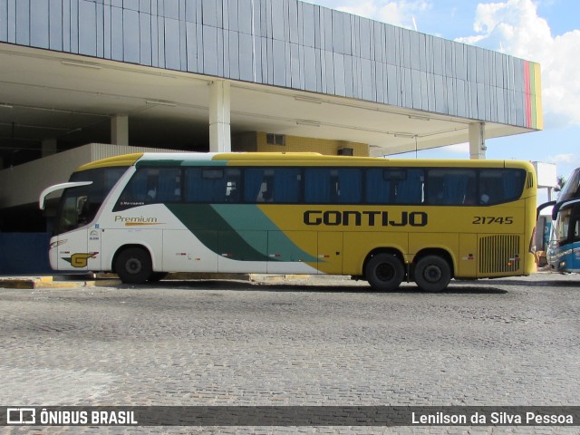Empresa Gontijo de Transportes 21745 na cidade de Caruaru, Pernambuco, Brasil, por Lenilson da Silva Pessoa. Número da foto: #12770306.
