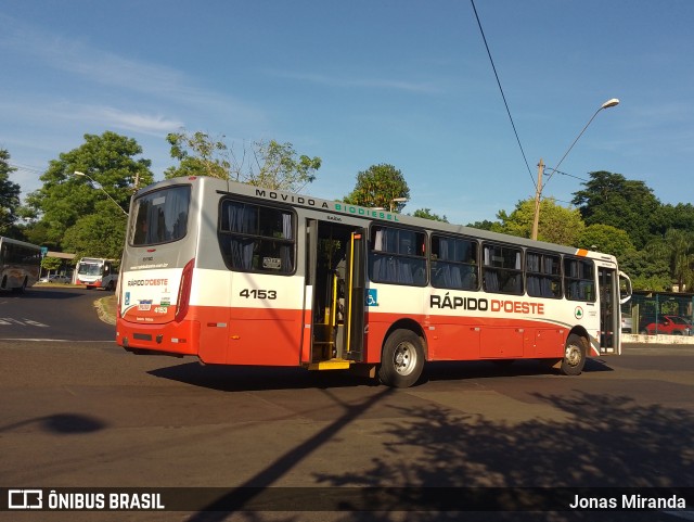 Rápido D´Oeste 4153 na cidade de Ribeirão Preto, São Paulo, Brasil, por Jonas Miranda. Número da foto: #12771413.