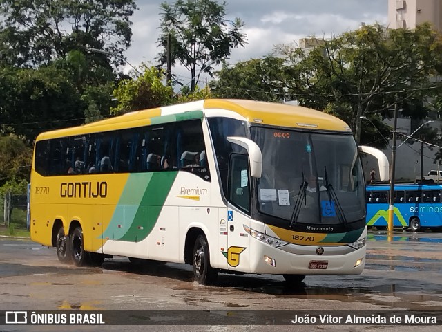 Empresa Gontijo de Transportes 18770 na cidade de Pouso Alegre, Minas Gerais, Brasil, por João Vitor Almeida de Moura. Número da foto: #12772449.