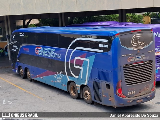LP Gênesis Bus 2434 na cidade de Ribeirão Preto, São Paulo, Brasil, por Daniel Aparecido De Souza. Número da foto: #12772671.
