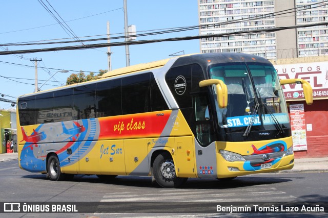 Jet Sur 14 na cidade de Estación Central, Santiago, Metropolitana de Santiago, Chile, por Benjamín Tomás Lazo Acuña. Número da foto: #12774002.