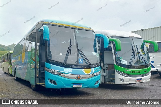 Doce Rio Fretamento e Turismo 6800 na cidade de Barra Mansa, Rio de Janeiro, Brasil, por Guilherme Afonso. Número da foto: #12772139.
