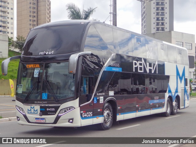 Empresa de Ônibus Nossa Senhora da Penha 64025 na cidade de Barueri, São Paulo, Brasil, por Jonas Rodrigues Farias. Número da foto: #12772928.