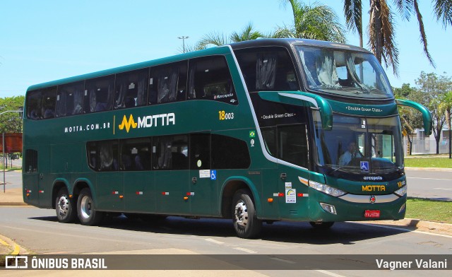 Viação Motta 18003 na cidade de Campo Grande, Mato Grosso do Sul, Brasil, por Vagner Valani. Número da foto: #12773854.