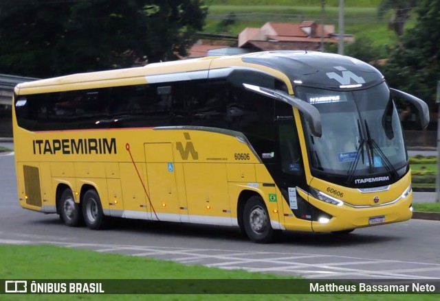 Viação Nova Itapemirim 60606 na cidade de Juiz de Fora, Minas Gerais, Brasil, por Mattheus Bassamar Neto. Número da foto: #12773460.