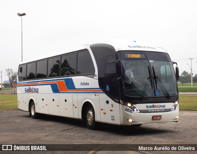 VUSC - Viação União Santa Cruz 2830 na cidade de Santa Cruz do Sul, Rio Grande do Sul, Brasil, por Marco Aurélio de Oliveira. Número da foto: #12771515.