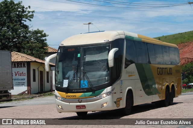 Empresa Gontijo de Transportes 19095 na cidade de Extrema, Minas Gerais, Brasil, por Julio Cesar Euzebio Alves. Número da foto: #12773984.