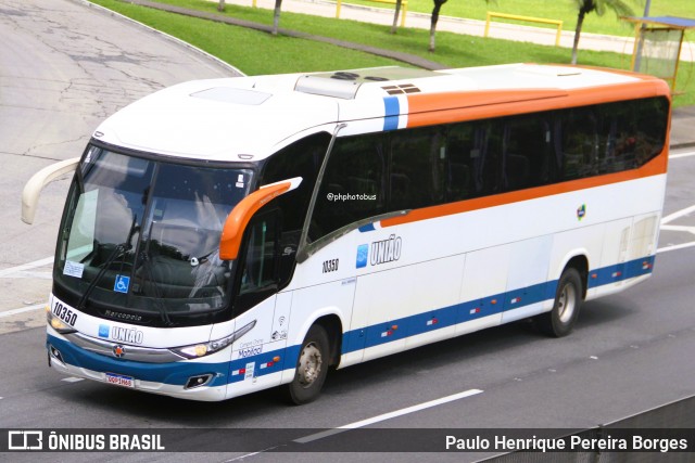Expresso União 10350 na cidade de Piraí, Rio de Janeiro, Brasil, por Paulo Henrique Pereira Borges. Número da foto: #12772805.