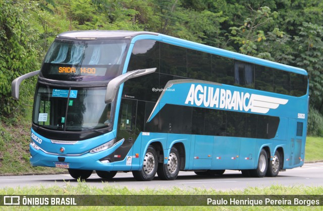 Viação Águia Branca 50820 na cidade de Piraí, Rio de Janeiro, Brasil, por Paulo Henrique Pereira Borges. Número da foto: #12772756.