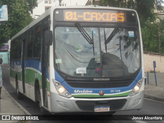 Viação União DC 1.018 na cidade de Duque de Caxias, Rio de Janeiro, Brasil, por Jonas Alcantara. Número da foto: #12771871.