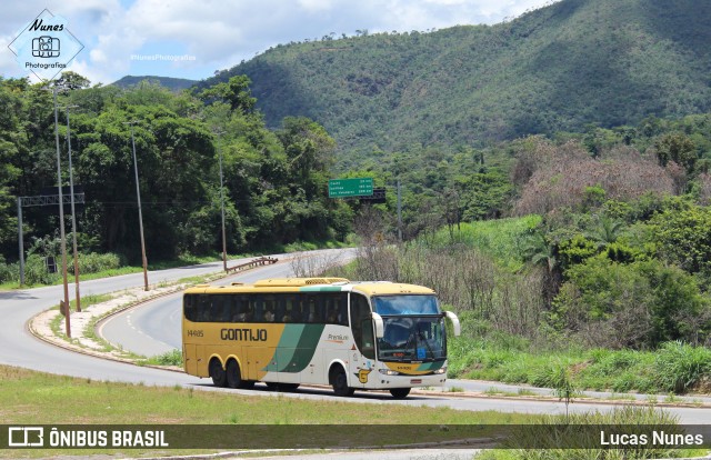 Empresa Gontijo de Transportes 14485 na cidade de Sabará, Minas Gerais, Brasil, por Lucas Nunes. Número da foto: #12772858.