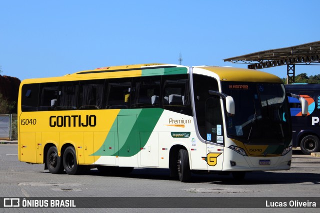 Empresa Gontijo de Transportes 15040 na cidade de Guarapari, Espírito Santo, Brasil, por Lucas Oliveira. Número da foto: #12772370.