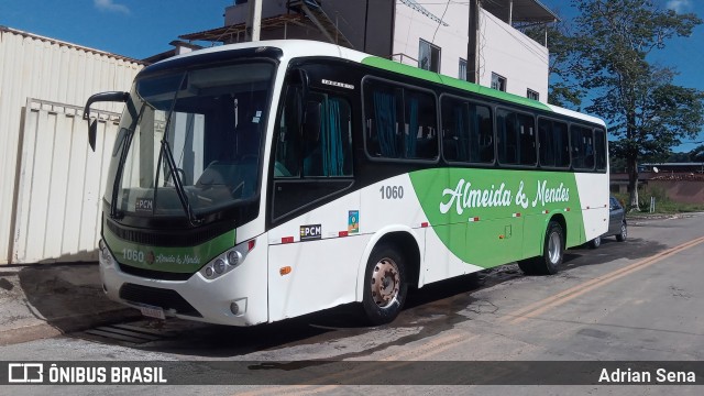 Almeida & Mendes Fretamento e Locações 1060 na cidade de São Domingos do Prata, Minas Gerais, Brasil, por Adrian Sena. Número da foto: #12771677.