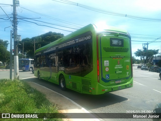 Transcooper > Norte Buss 2 6402 na cidade de São Paulo, São Paulo, Brasil, por Manoel Junior. Número da foto: #12773234.