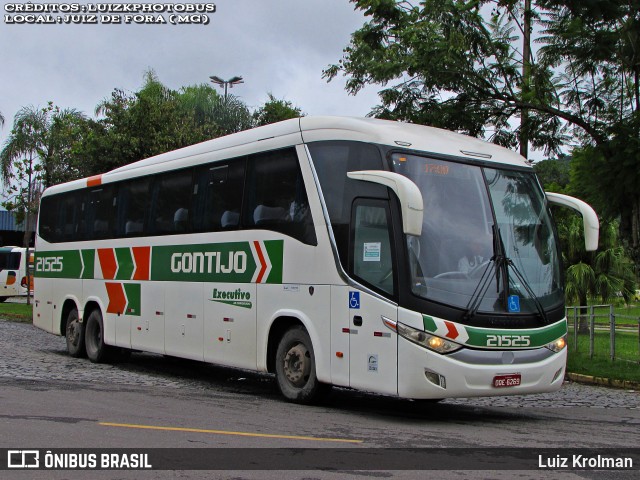 Empresa Gontijo de Transportes 21525 na cidade de Juiz de Fora, Minas Gerais, Brasil, por Luiz Krolman. Número da foto: #12771392.
