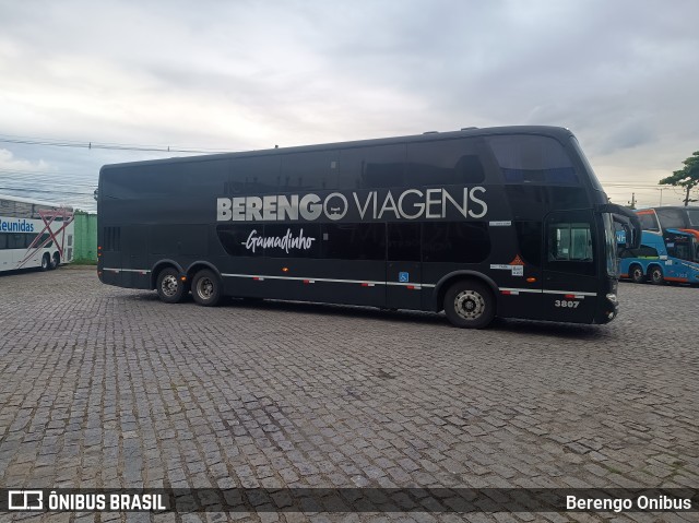 Berengo Viagens 3807 na cidade de Rio de Janeiro, Rio de Janeiro, Brasil, por Berengo Onibus. Número da foto: #12771889.