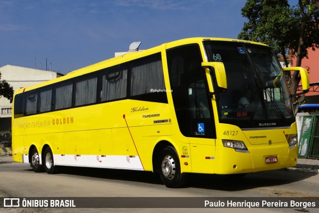 Viação Itapemirim 48127 na cidade de Rio de Janeiro, Rio de Janeiro, Brasil, por Paulo Henrique Pereira Borges. Número da foto: #12772824.