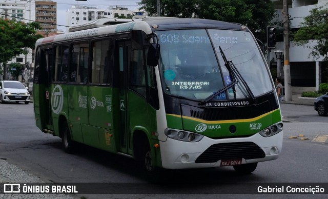 Tijuquinha - Auto Viação Tijuca A50189 na cidade de Rio de Janeiro, Rio de Janeiro, Brasil, por Gabriel Conceição. Número da foto: #12772731.
