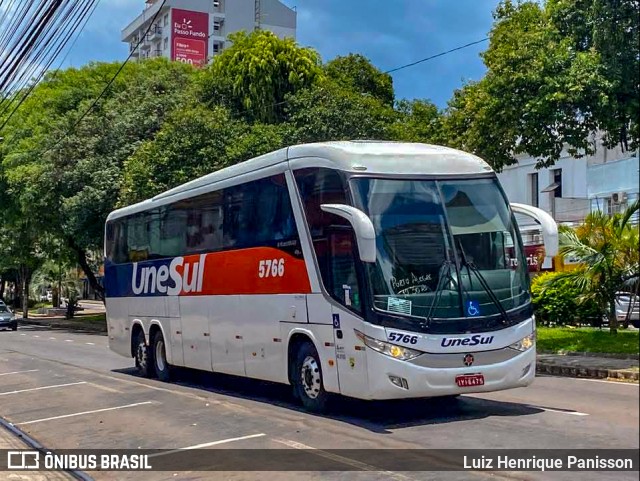 Unesul de Transportes 5766 na cidade de Passo Fundo, Rio Grande do Sul, Brasil, por Luiz Henrique Panisson. Número da foto: #12771429.