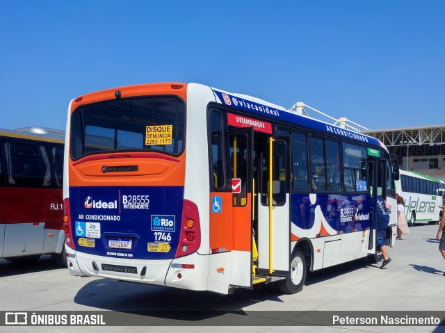 Viação Ideal B28555 na cidade de Duque de Caxias, Rio de Janeiro, Brasil, por Peterson Nascimento. Número da foto: #12771950.