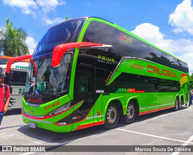 Autobuses Cruceña 2022 na cidade de Barueri, São Paulo, Brasil, por Marcos Souza De Oliveira. Número da foto: #12773256.