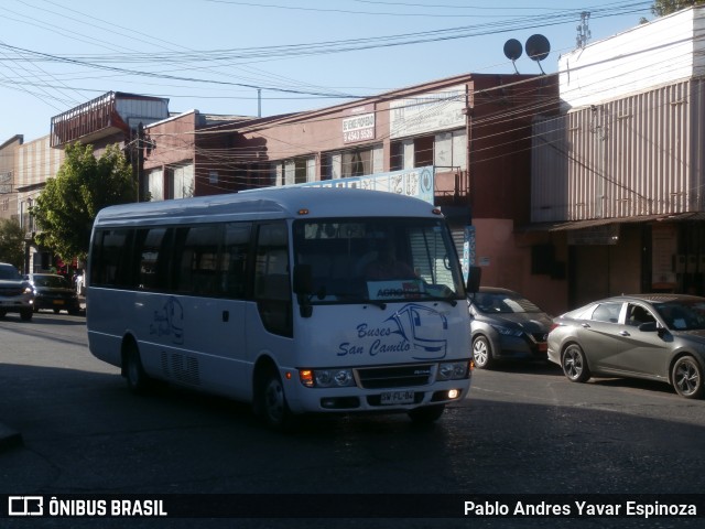 Buses San Camilo SWFL84 na cidade de Santa Cruz, Colchagua, Libertador General Bernardo O'Higgins, Chile, por Pablo Andres Yavar Espinoza. Número da foto: #12774199.