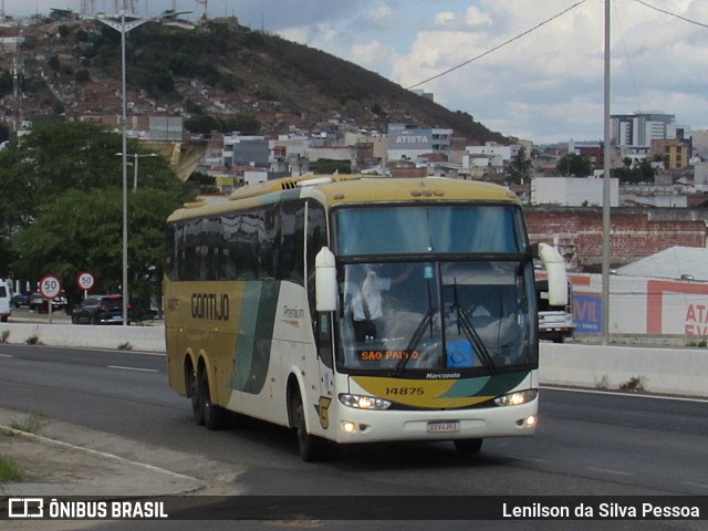 Empresa Gontijo de Transportes 14875 na cidade de Caruaru, Pernambuco, Brasil, por Lenilson da Silva Pessoa. Número da foto: #12773791.