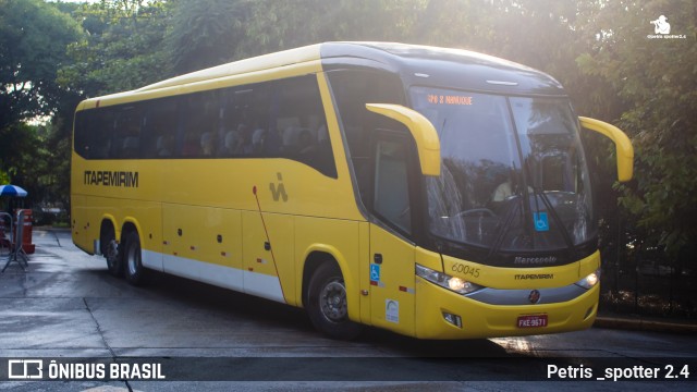 Viação Itapemirim 60045 na cidade de São Paulo, São Paulo, Brasil, por Petris _spotter 2.4. Número da foto: #12772244.