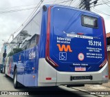 Viação Miracatiba 15.1114 na cidade de Itapecerica da Serra, São Paulo, Brasil, por João da Silva. Número da foto: #:id.