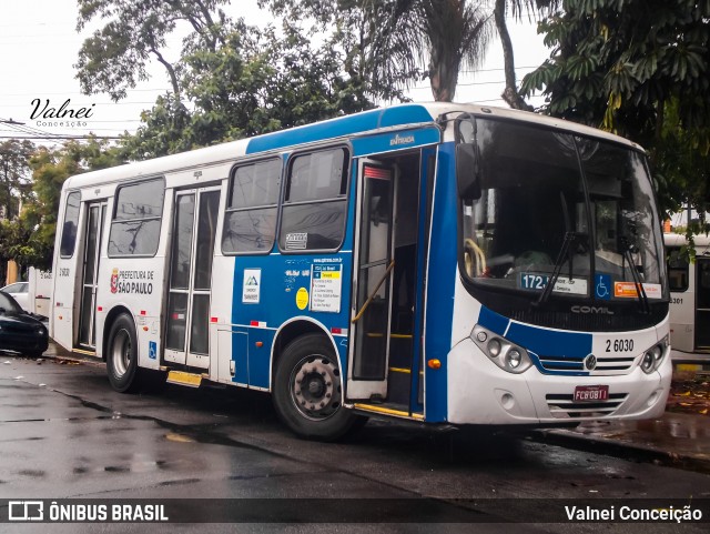 Transcooper > Norte Buss 2 6030 na cidade de São Paulo, São Paulo, Brasil, por Valnei Conceição. Número da foto: #12775237.