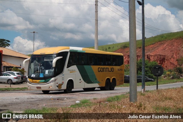 Empresa Gontijo de Transportes 18240 na cidade de Extrema, Minas Gerais, Brasil, por Julio Cesar Euzebio Alves. Número da foto: #12776160.