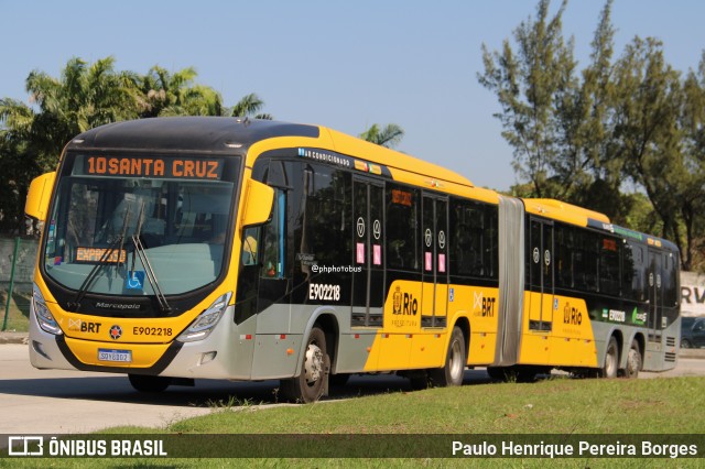 Mobi Rio E902218 na cidade de Rio de Janeiro, Rio de Janeiro, Brasil, por Paulo Henrique Pereira Borges. Número da foto: #12775923.