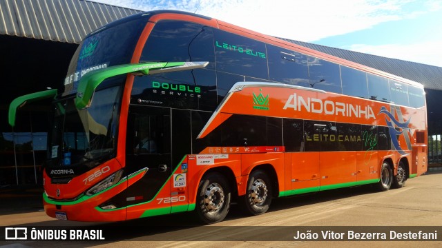 Empresa de Transportes Andorinha 7260 na cidade de Maringá, Paraná, Brasil, por João Vitor Bezerra Destefani. Número da foto: #12774556.