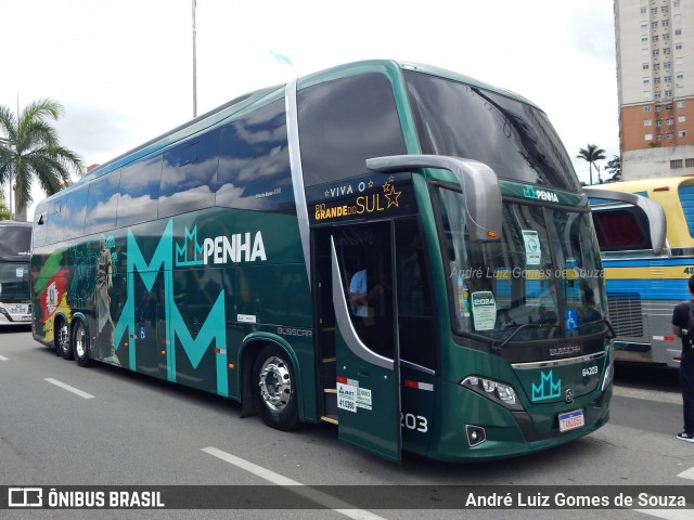 Empresa de Ônibus Nossa Senhora da Penha 64203 na cidade de Barueri, São Paulo, Brasil, por André Luiz Gomes de Souza. Número da foto: #12774425.