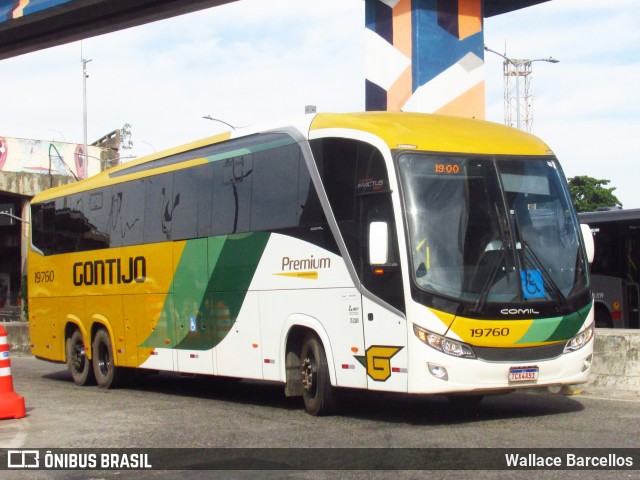 Empresa Gontijo de Transportes 19760 na cidade de Rio de Janeiro, Rio de Janeiro, Brasil, por Wallace Barcellos. Número da foto: #12776624.