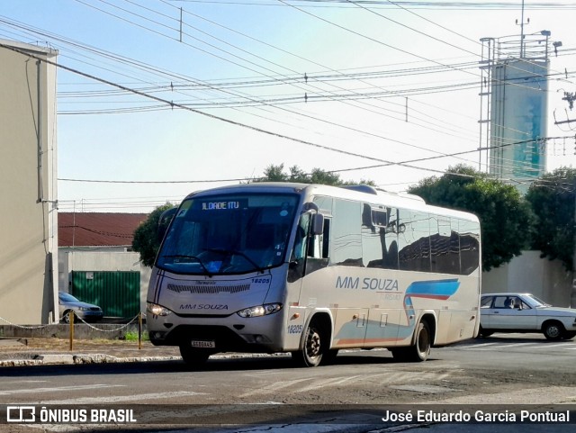 Auto Viação MM Souza Turismo 18205 na cidade de Capivari, São Paulo, Brasil, por José Eduardo Garcia Pontual. Número da foto: #12776134.