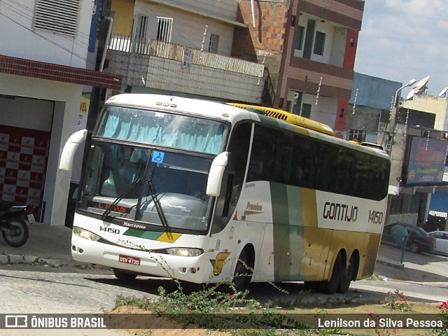 Empresa Gontijo de Transportes 14150 na cidade de Caruaru, Pernambuco, Brasil, por Lenilson da Silva Pessoa. Número da foto: #12776100.