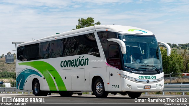 Autobuses Conexión 7331 na cidade de Huehuetoca, Estado de México, México, por Omar Ramírez Thor2102. Número da foto: #12774666.