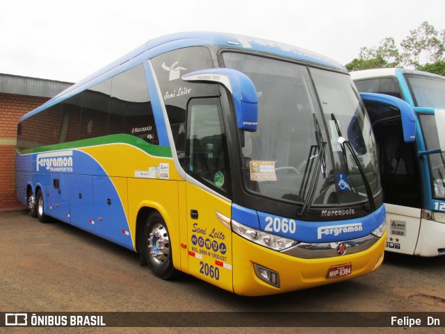 Fergramon Transportes 2060 na cidade de Santa Helena, Paraná, Brasil, por Felipe  Dn. Número da foto: #12775738.