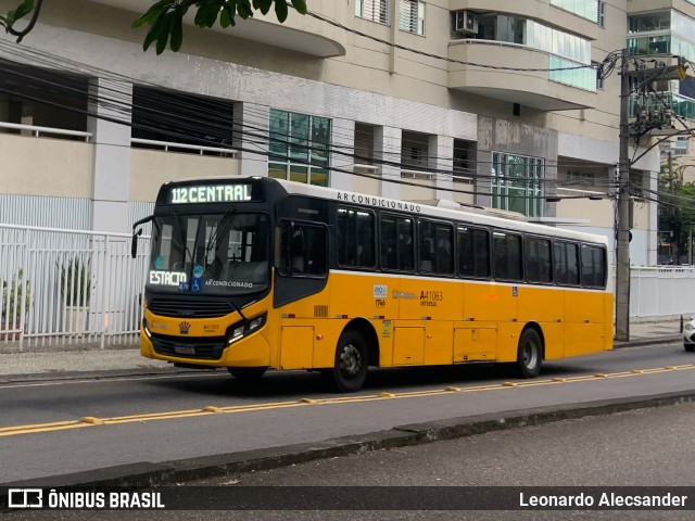 Real Auto Ônibus A41063 na cidade de Rio de Janeiro, Rio de Janeiro, Brasil, por Leonardo Alecsander. Número da foto: #12776199.
