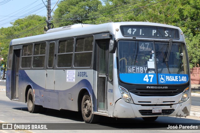 Automotores Guarani S.R.L. - Linea 47 4708 na cidade de Asunción, Paraguai, por José Paredes. Número da foto: #12776281.