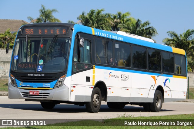 Transportes Futuro C30348 na cidade de Rio de Janeiro, Rio de Janeiro, Brasil, por Paulo Henrique Pereira Borges. Número da foto: #12776192.